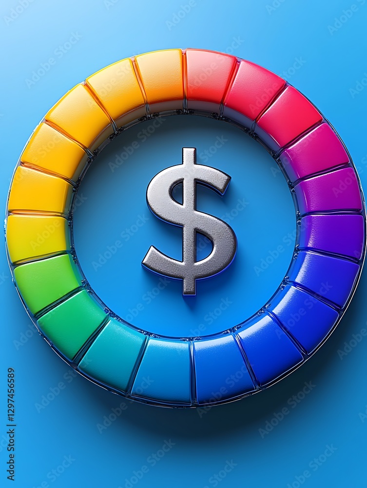 A fun arrangement of arrows pointing upward in different vibrant shades, encircling a central symbol of a dollar sign, illustrating multiple pathways to financial gain. The entire layout is A fun arrangement of arrows pointing upward in different vibrant shades, encircling a central symbol of a dollar sign, illustrating multiple pathways to financial gain. The entire layout is