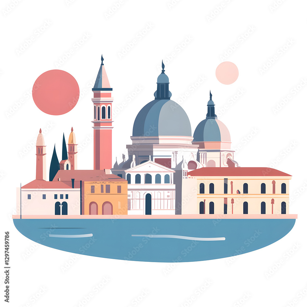 Fototapeta premium Famous City Skyline - Venice