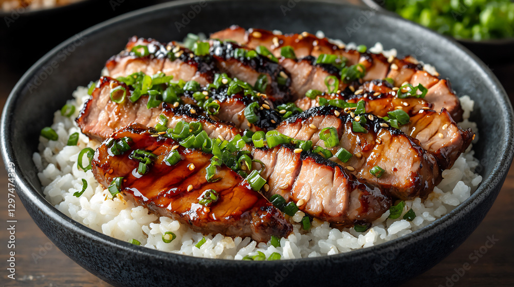 pork teriyaki don pork teriyaki don