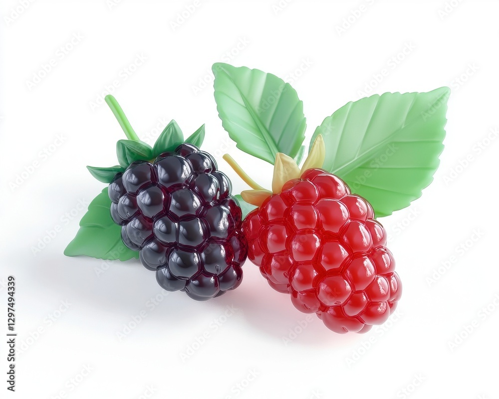 Colorful Berry Collection Display Colorful Berry Collection Display