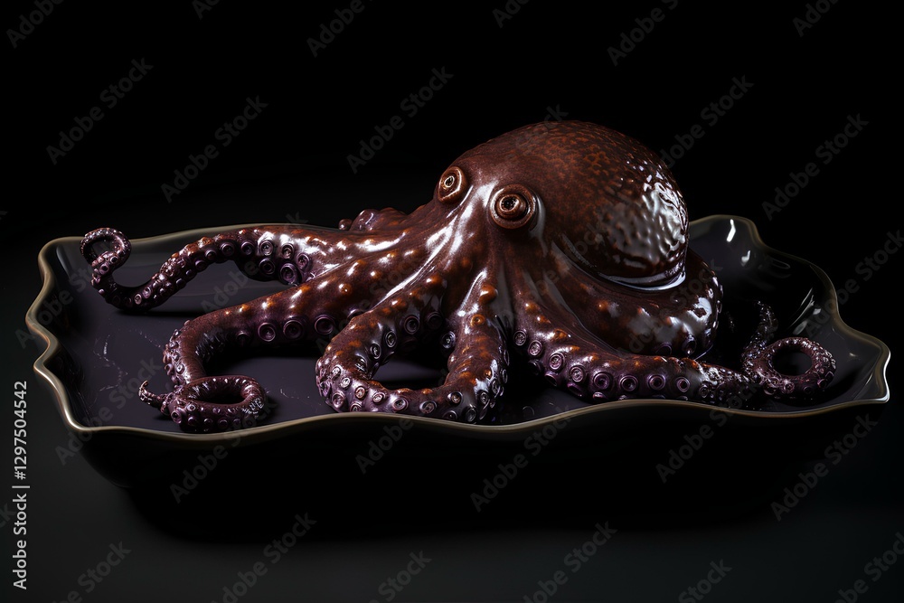 Fototapeta premium octopus isolated on white background