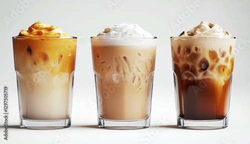 Wallpaper Mural Ice Coffee Variety Display Torontodigital.ca