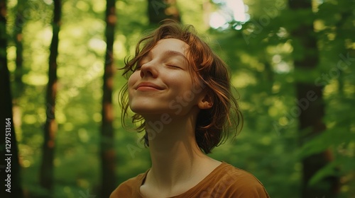 Peaceful Joy in Nature Scene