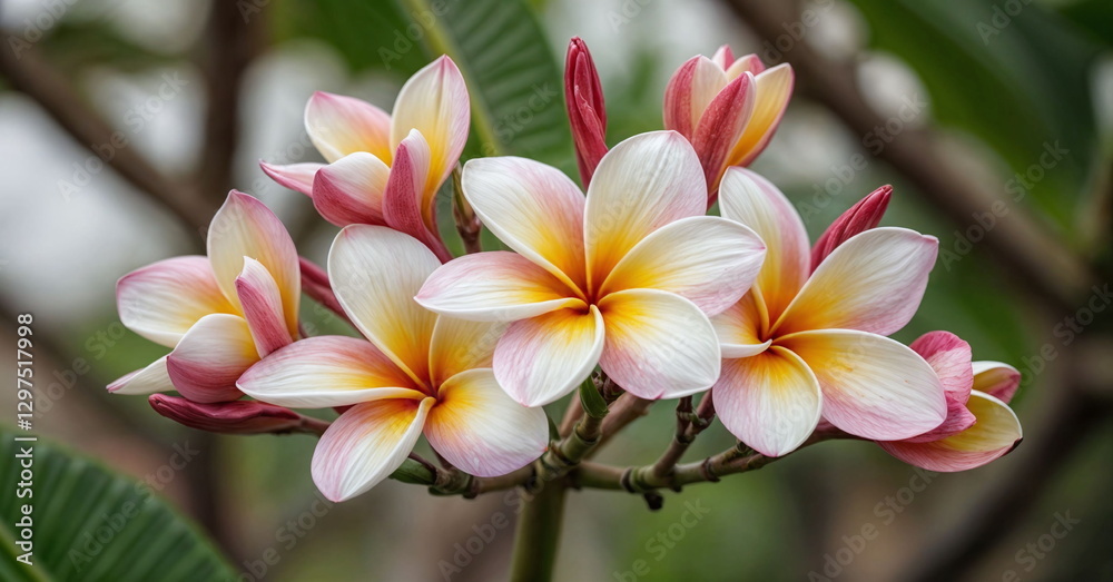 Fototapeta premium beauty flower colorful nature leaf floral bloom