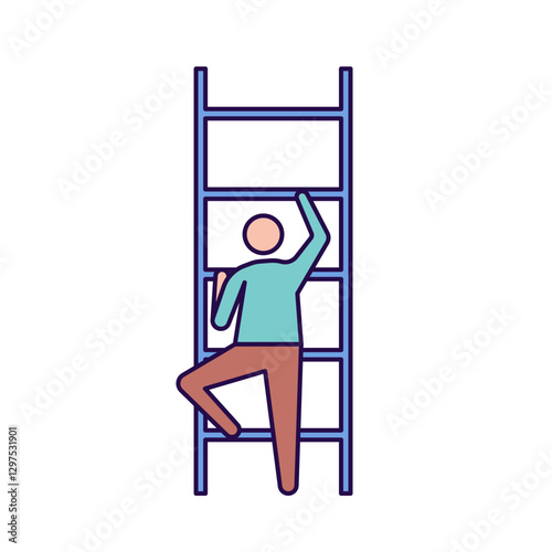 climbing stairs icon