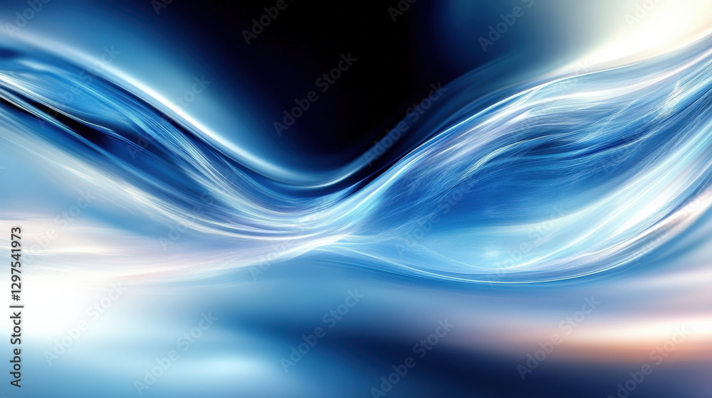 Fototapeta premium Digital Light Wave Abstract Background