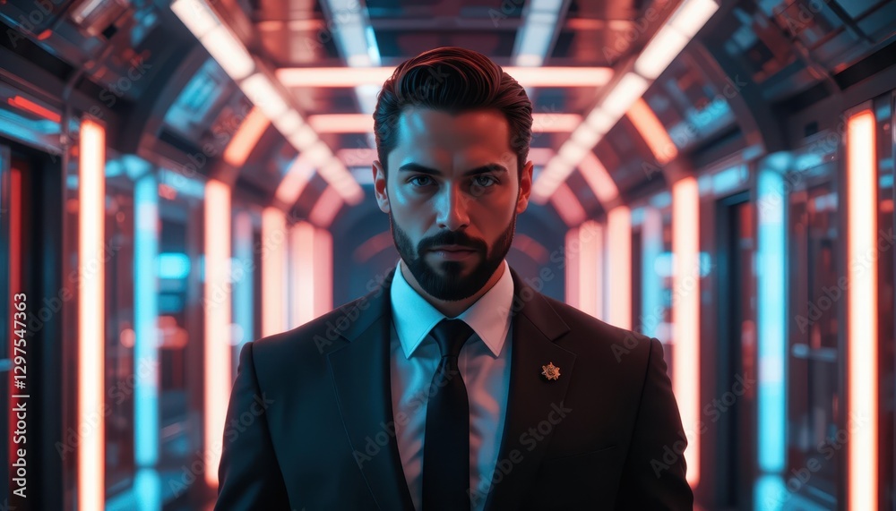 Fototapeta premium man in a suit