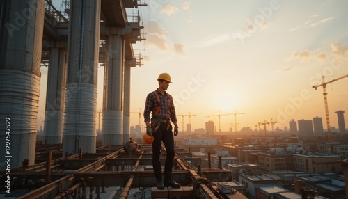 construction worker on a construction site