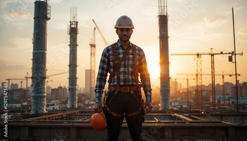 construction workers on construction site