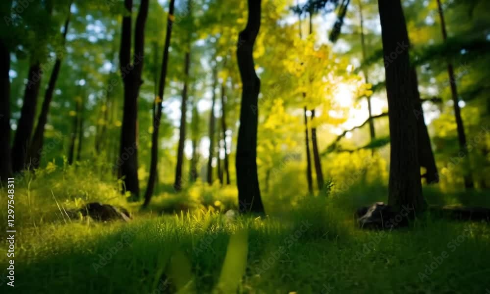 Sunlit Forest Path: A Serene Escape into Nature's Embrace Sunlit Forest Path: A Serene Escape into Nature's Embrace
