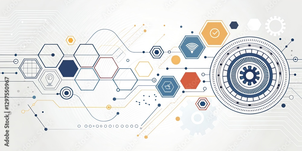 Fototapeta premium Circuit Board Futuristic Technology Background Wallpaper abstract vector background