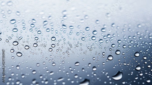 Wallpaper Mural Close-up of water droplets on a glass surface, creating a blurred background effect Torontodigital.ca