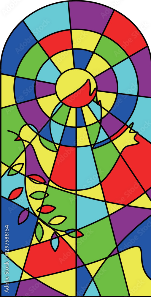 Fototapeta premium 스테인드글라스