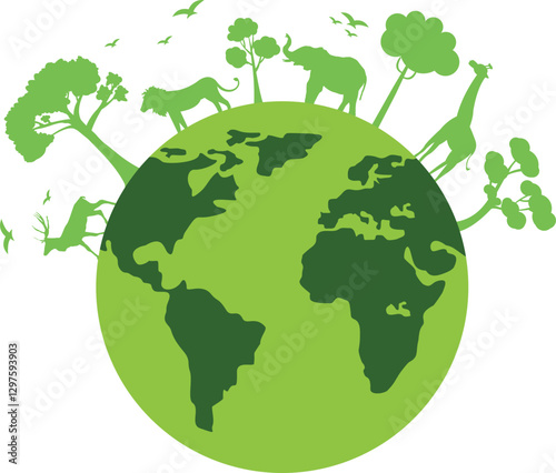 World Wildlife Day Illustration