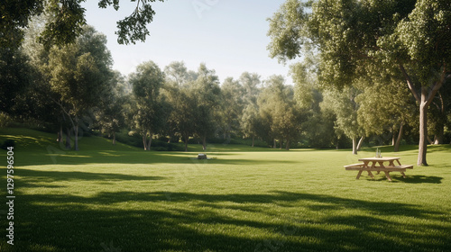 Sunny Park Picnic Spot: A t...