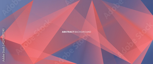 Abstract gradation pink and blue background with sharp crisp and overlapping patterns creates a modern look. Suitable for business cards, web, brochures, banners and wallpapers.	