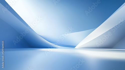White modern abstract architectural background