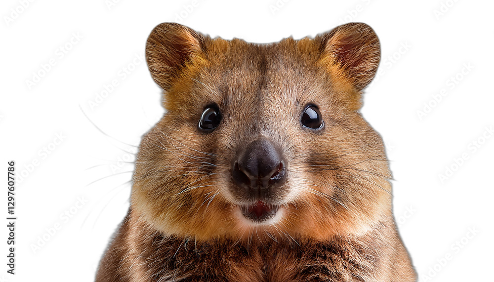 Obraz premium Quokka isolated on transparent background