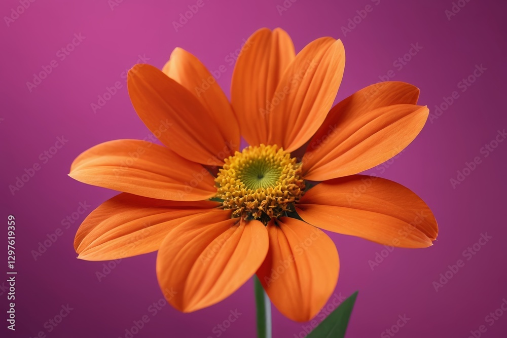 Obraz premium there is a close up of a flower with a purple background