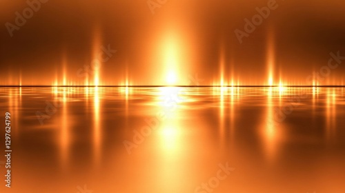 Modern Surfaces Reflecting Light in Technology Design