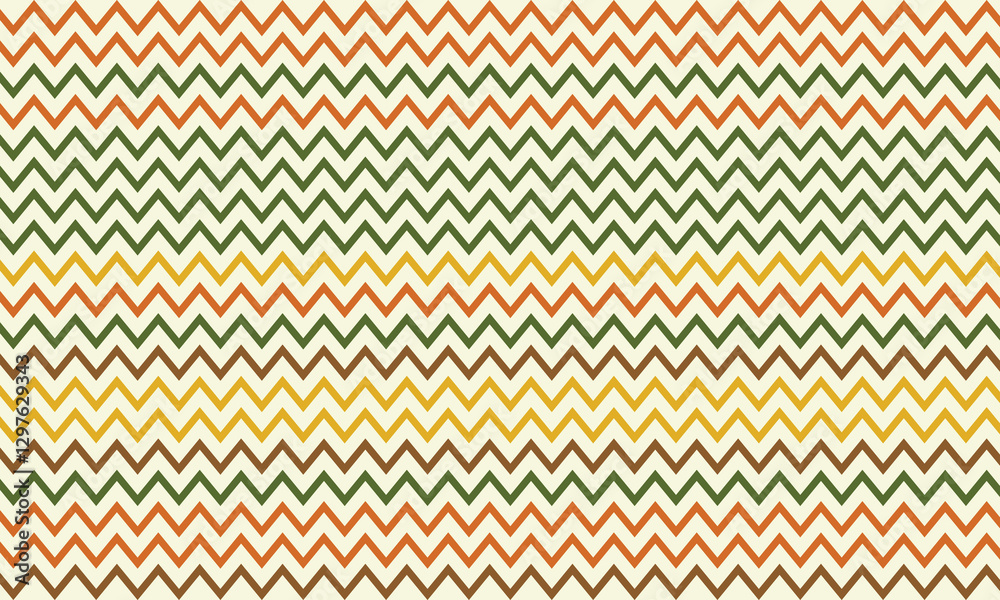 Autumnal Chevron Pattern Seamless Design Autumnal Chevron Pattern Seamless Design