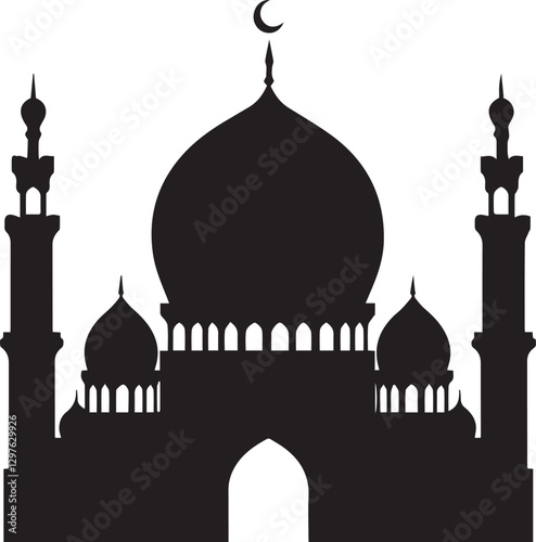 Islamic mosque Silhouette 