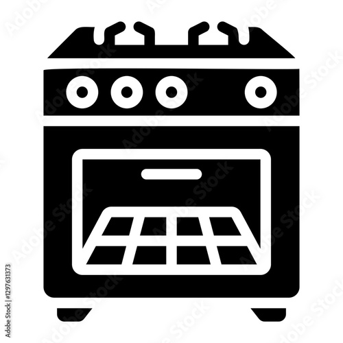 gas stove Solid icon