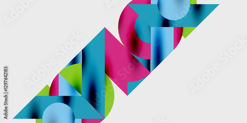 Vibrant abstract background circles with smooth gradients, creating a dynamic and modern design. Ideal for creative, tech, or contemporary-themed projects