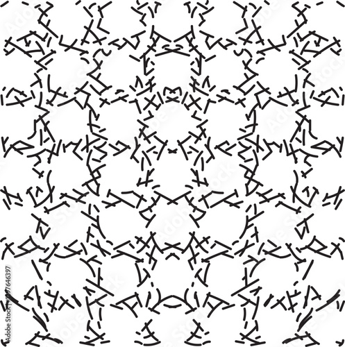 A texture of small intersecting lines that form a grid or pile of dry twigs, brushwood or sticks.