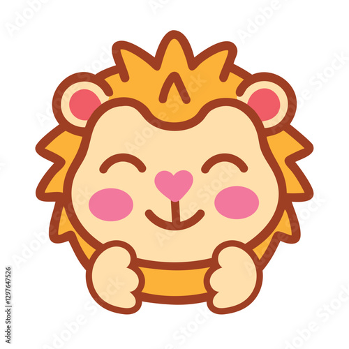 Cute Animal Cartoon hedgehog Adorable