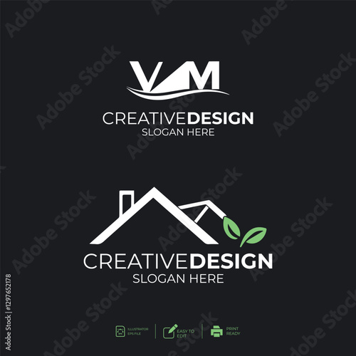Logo template design ideas vector