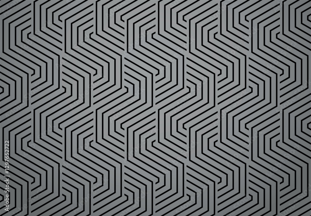 Abstract geometric pattern with stripes, lines. Seamless vector background. Gray and black ornament. Simple lattice graphic design Abstract geometric pattern with stripes, lines. Seamless vector background. Gray and black ornament. Simple lattice graphic design