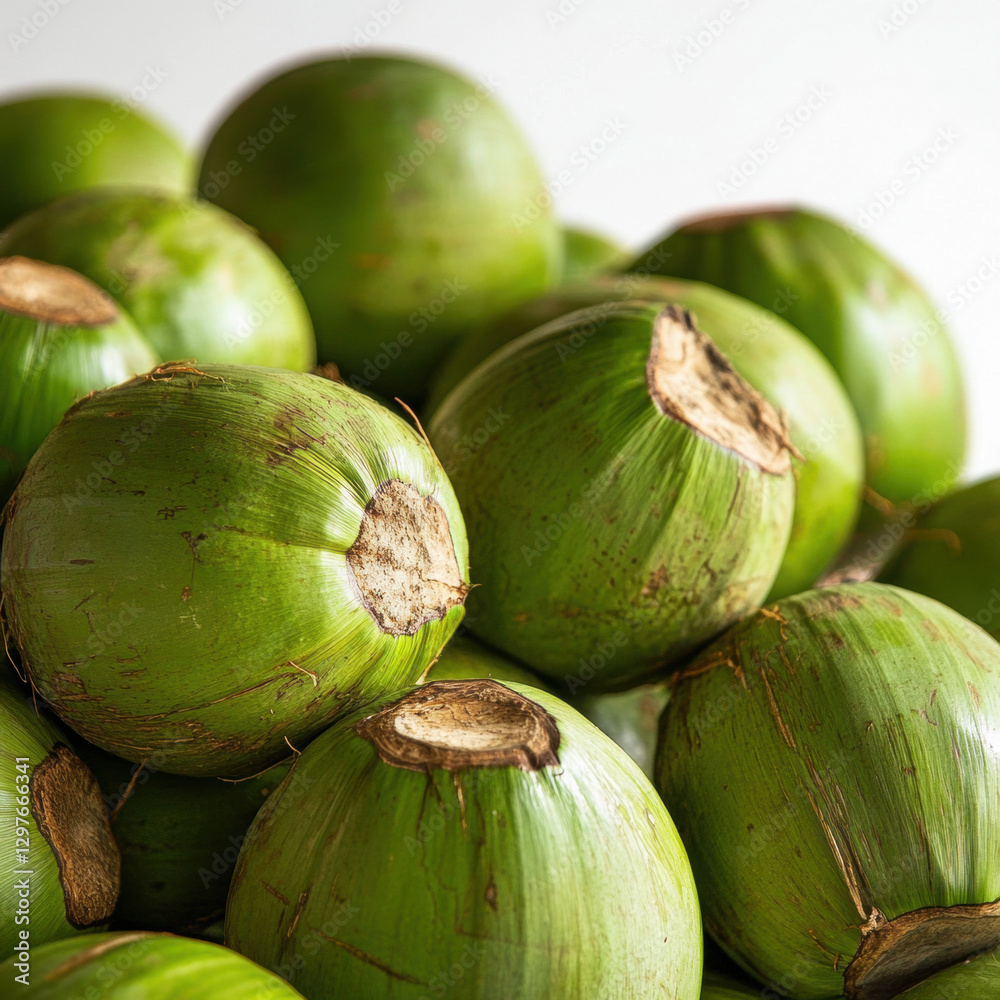 Fresh green figs at the market on a table, showcasing natural, healthy, and tropical fruits with a focus on freshness and nutrition Fresh green figs at the market on a table, showcasing natural, healthy, and tropical fruits with a focus on freshness and nutrition