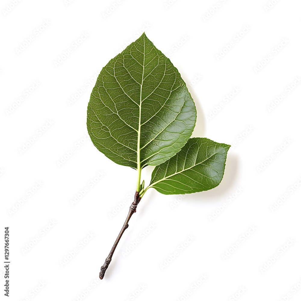 Fototapeta premium birch tree isolated on white background, clipping path.