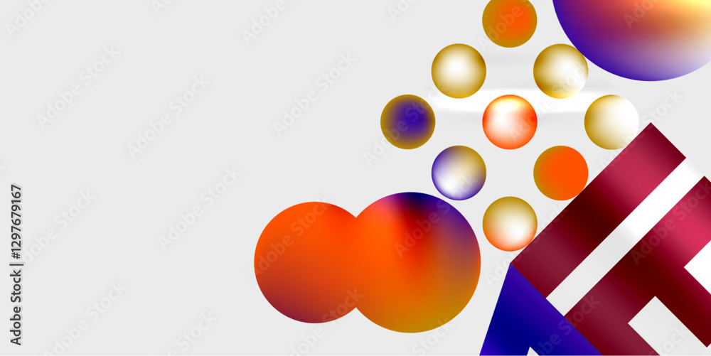 Triangles, circles, squares, rectangles design. Vector Illustration For Wallpaper, Banner, Background, Card, Book Illustration, landing page Triangles, circles, squares, rectangles design. Vector Illustration For Wallpaper, Banner, Background, Card, Book Illustration, landing page