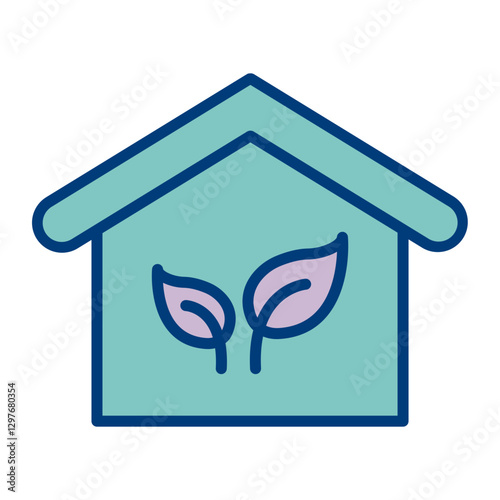 Greenhouse Vector Icon Design
