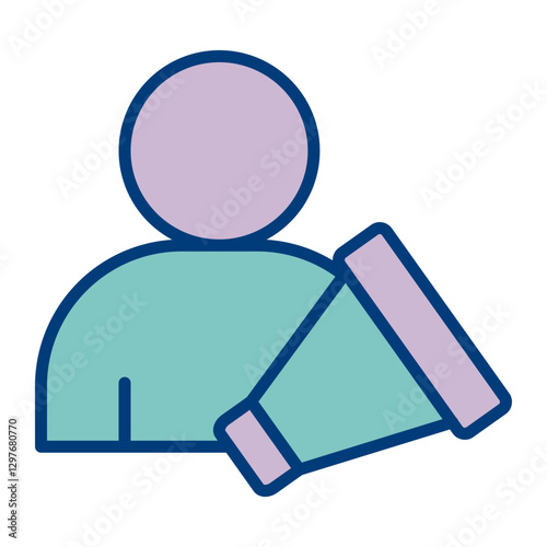 Film Director Vector Icon Design