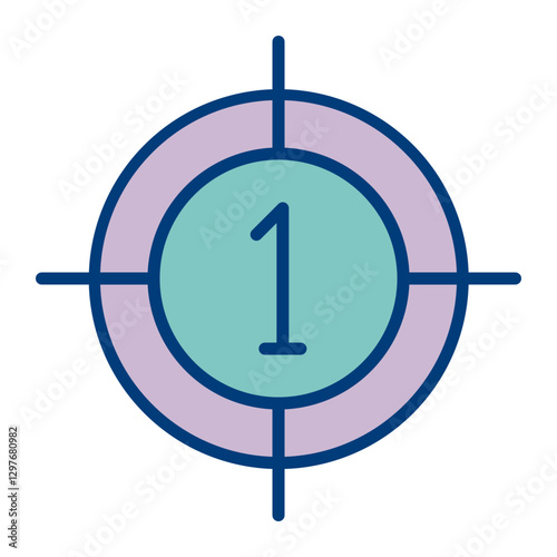 Countdown Vector Icon Design