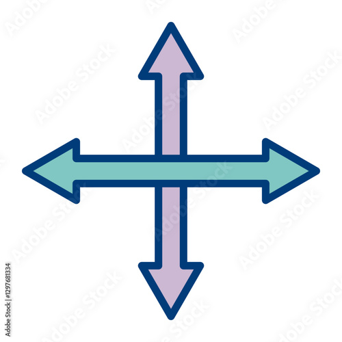 Direction Vector Icon Design