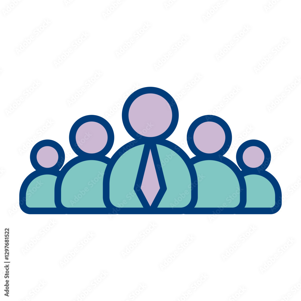 Leadership Vector Icon Design Leadership Vector Icon Design