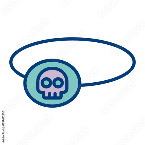 Eyepatch Vector Icon Design