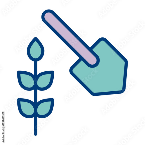 Hoe Vector Icon Design