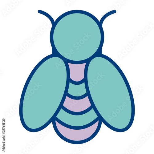 Bees Vector Icon Design