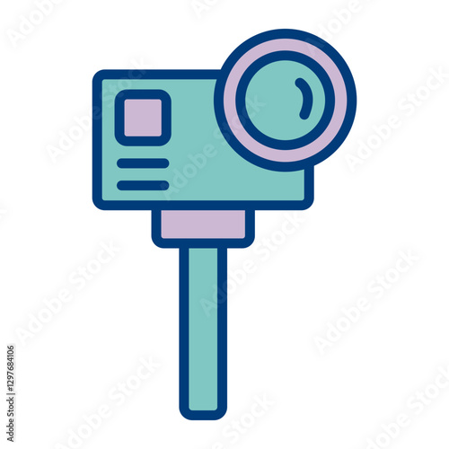 Action camera Vector Icon Design