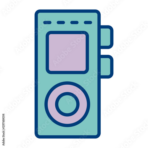 Audio Recorder Vector Icon Design