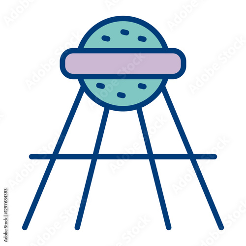 Sputnik Vector Icon Design