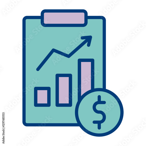 Valuation Vector Icon Design