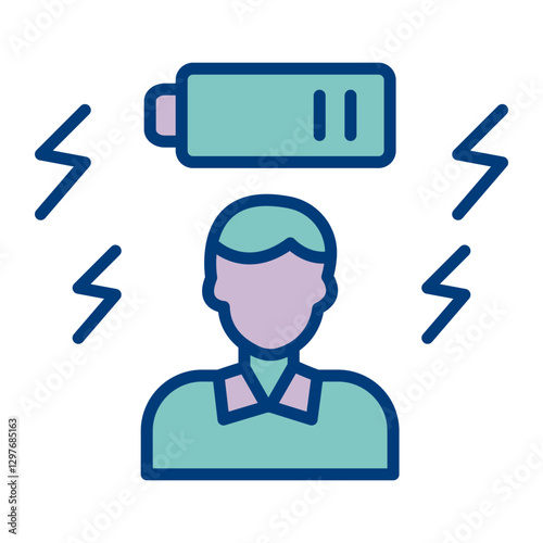 Tired Vector Icon Design