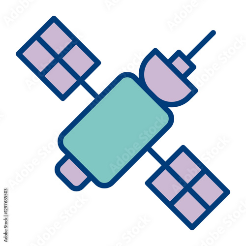 Satellite Vector Icon Design photo