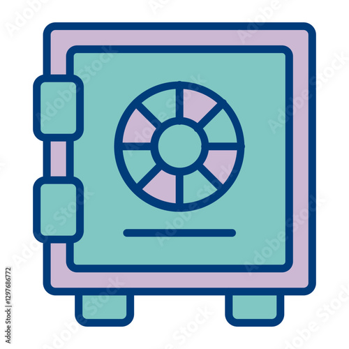 Strongbox Vector Icon Design